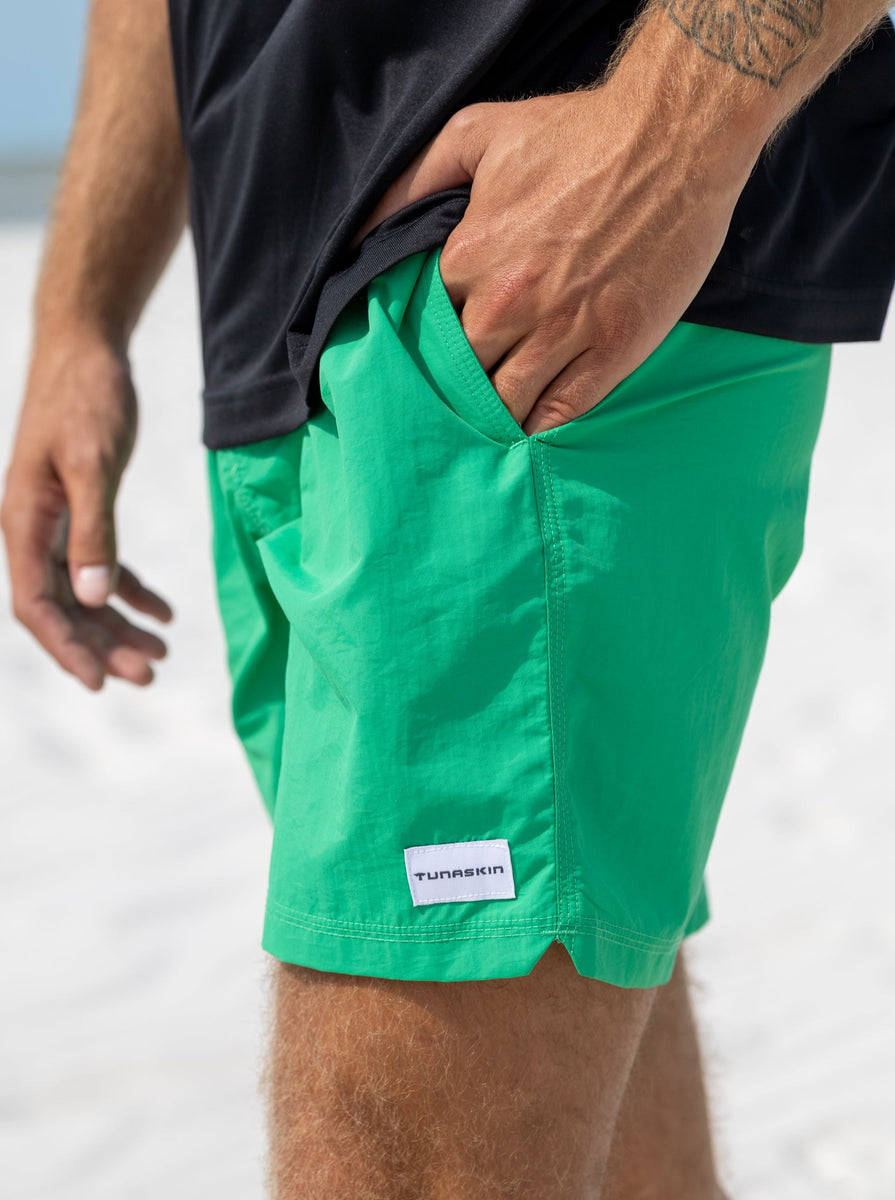 Surf Short | Jade Green – Tunaskin Aquatic Apparel