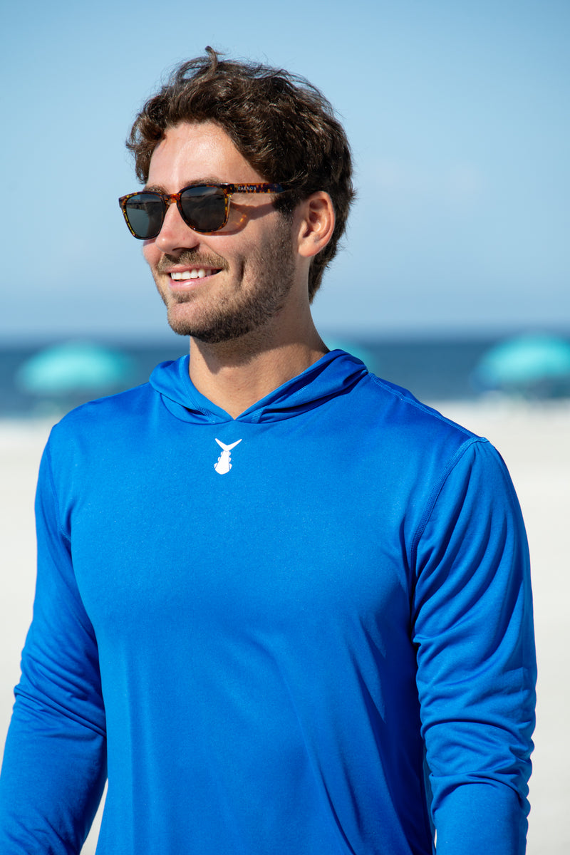 Men's Echo Performance Hoodie | Pacific Blue – Tunaskin Aquatic