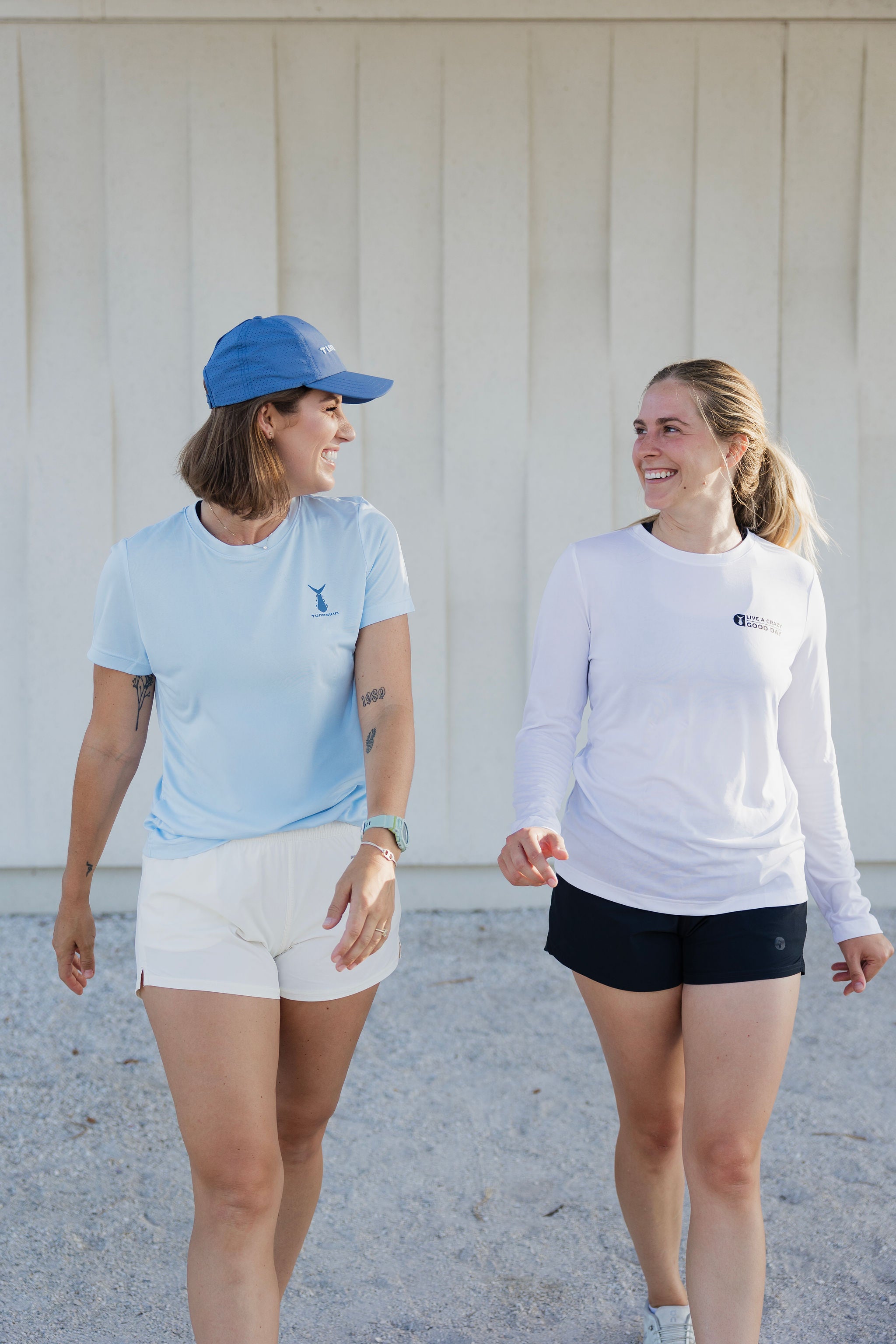 Echo Performance Long Sleeve | White – Tunaskin Aquatic Apparel