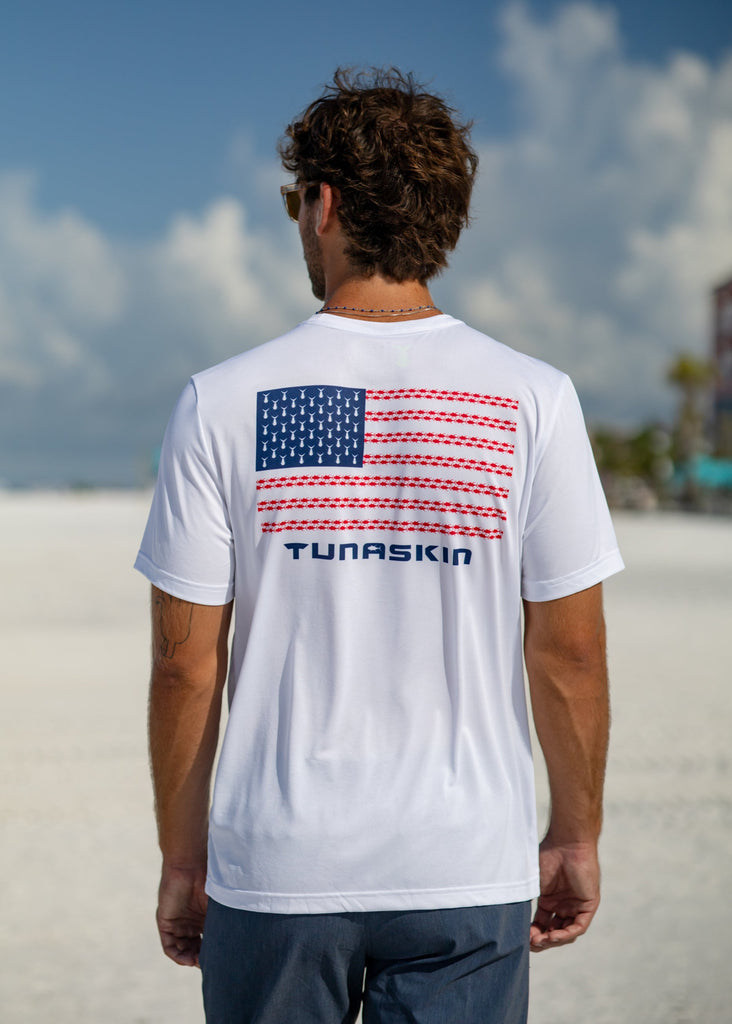 Men's USA Short Sleeve Back