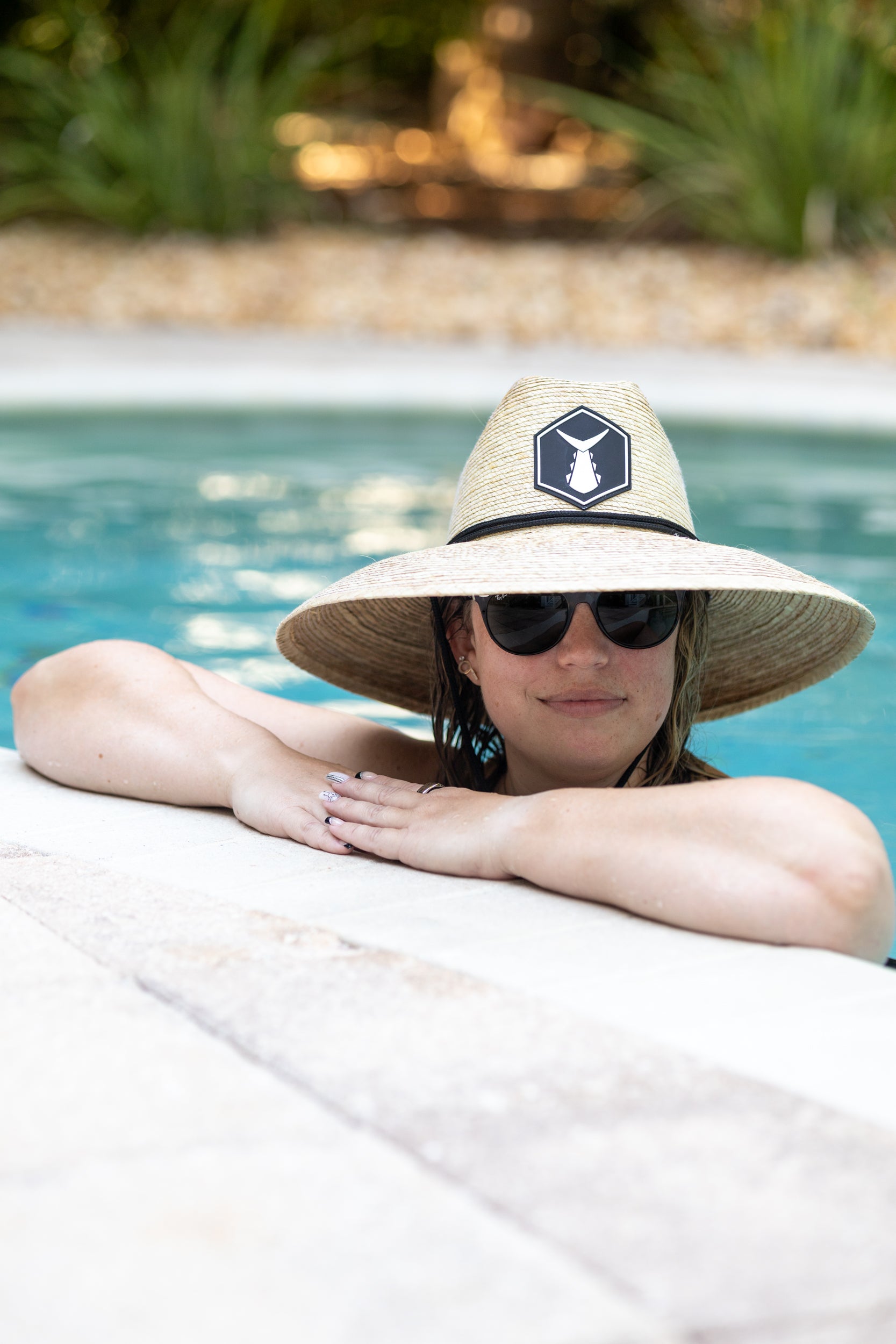 straw goggles TSK Tortola Crushable Straw Hat