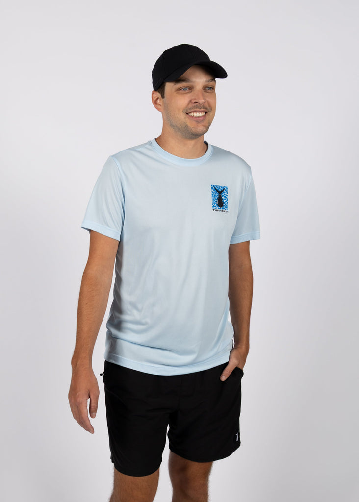 front of TSK-SSE-53-ICEDS-01 shirt on model