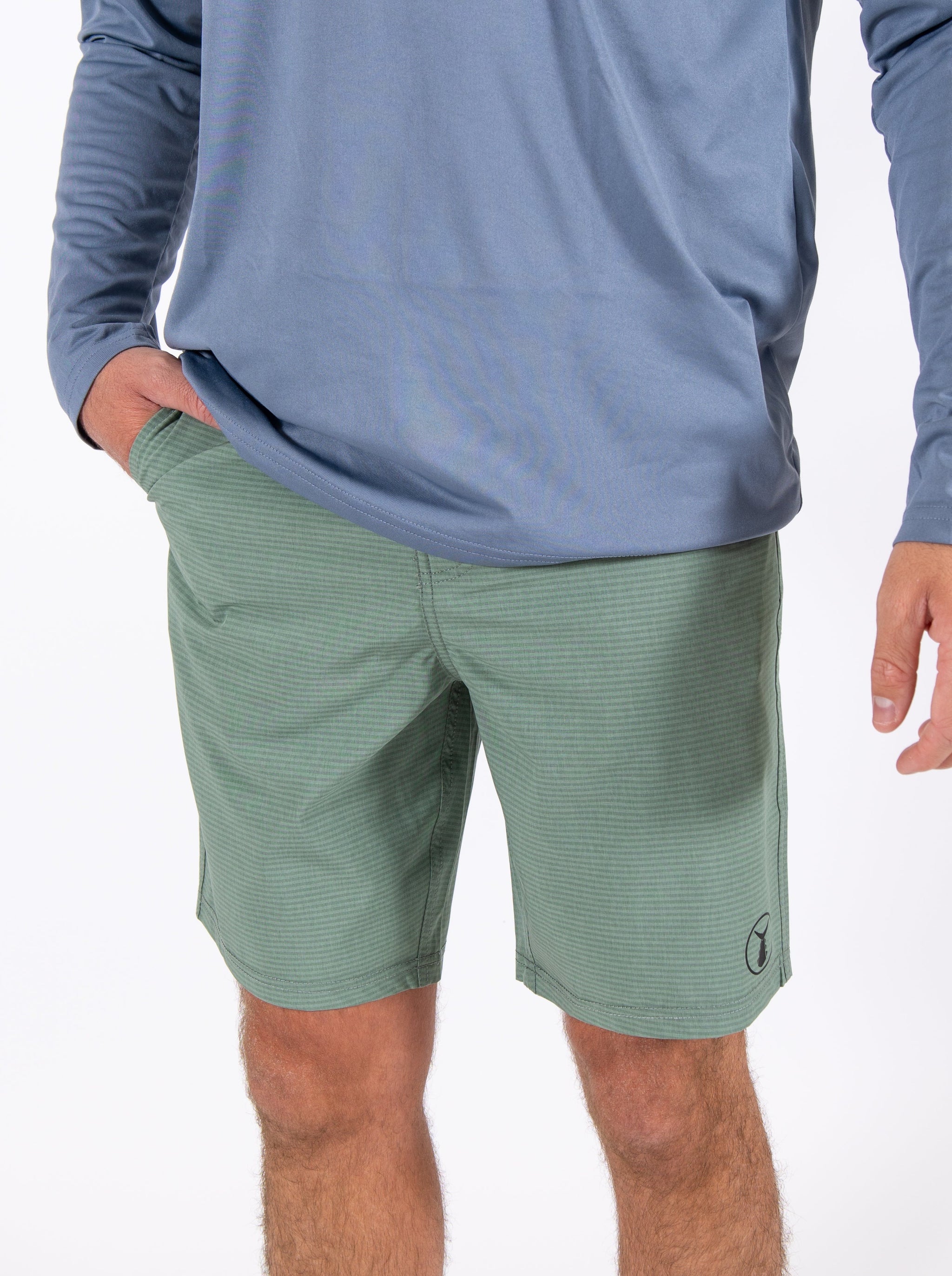 Fibeaus Hybrid Short | Olive – Tunaskin Aquatic Apparel